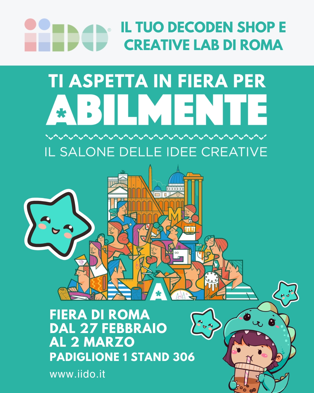 abilmente roma - espositore iido decoden shop di roma - Corsi per bambini e ragazzi