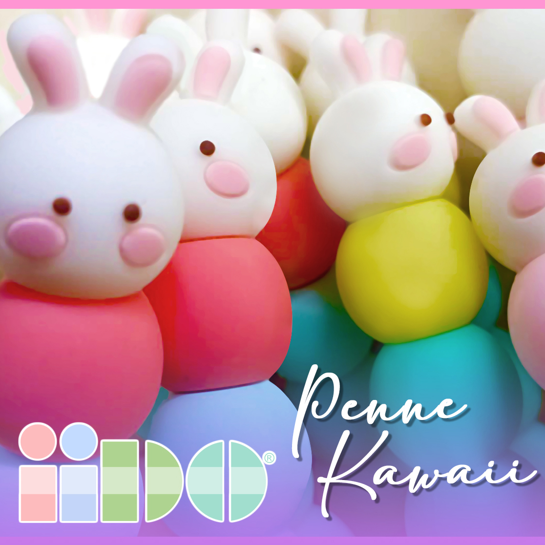 Penne adorabili Kawaii, coloratissime, da iido a Roma