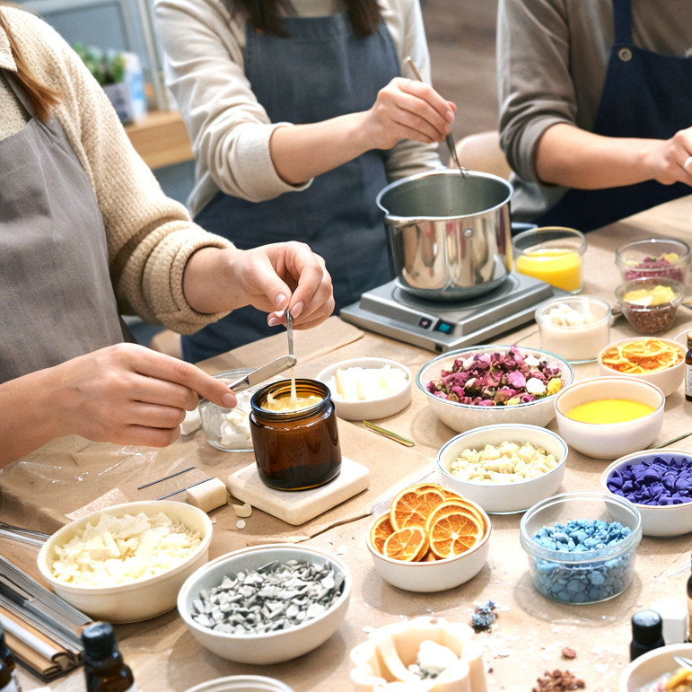 Corso di candela DIY fai da te a Roma