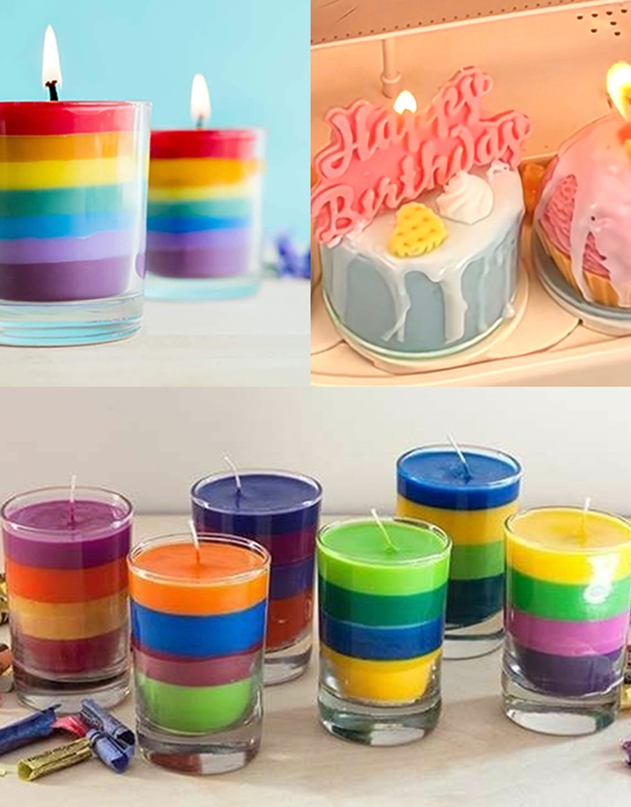 corso di candele colorate fai da te