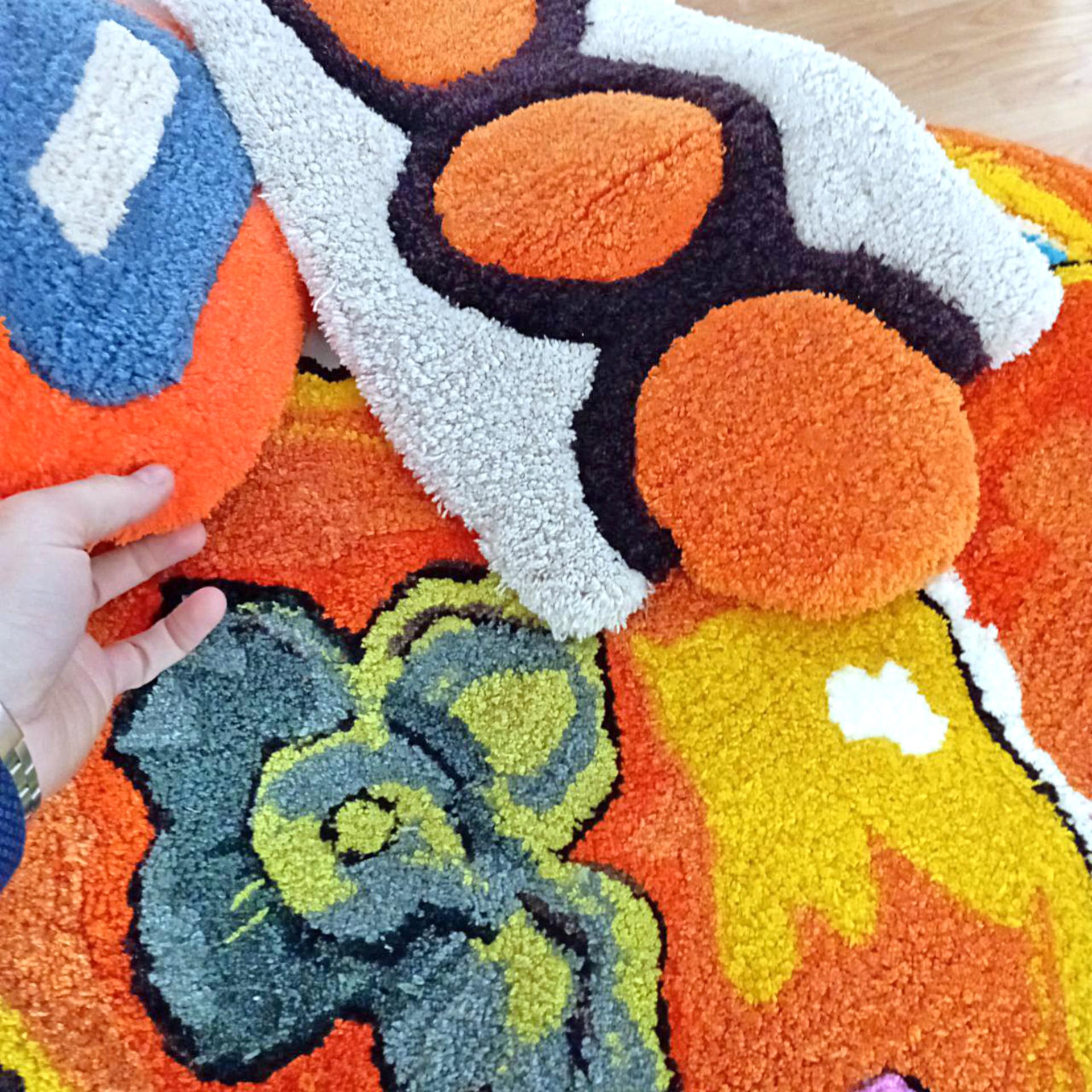 Tappeti realizzati con la Tufting Gun